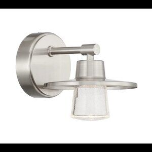 NEW Minka Lavery Beacon Avenue 6" Tall LED Bathroom Sconce with Seedy Glass